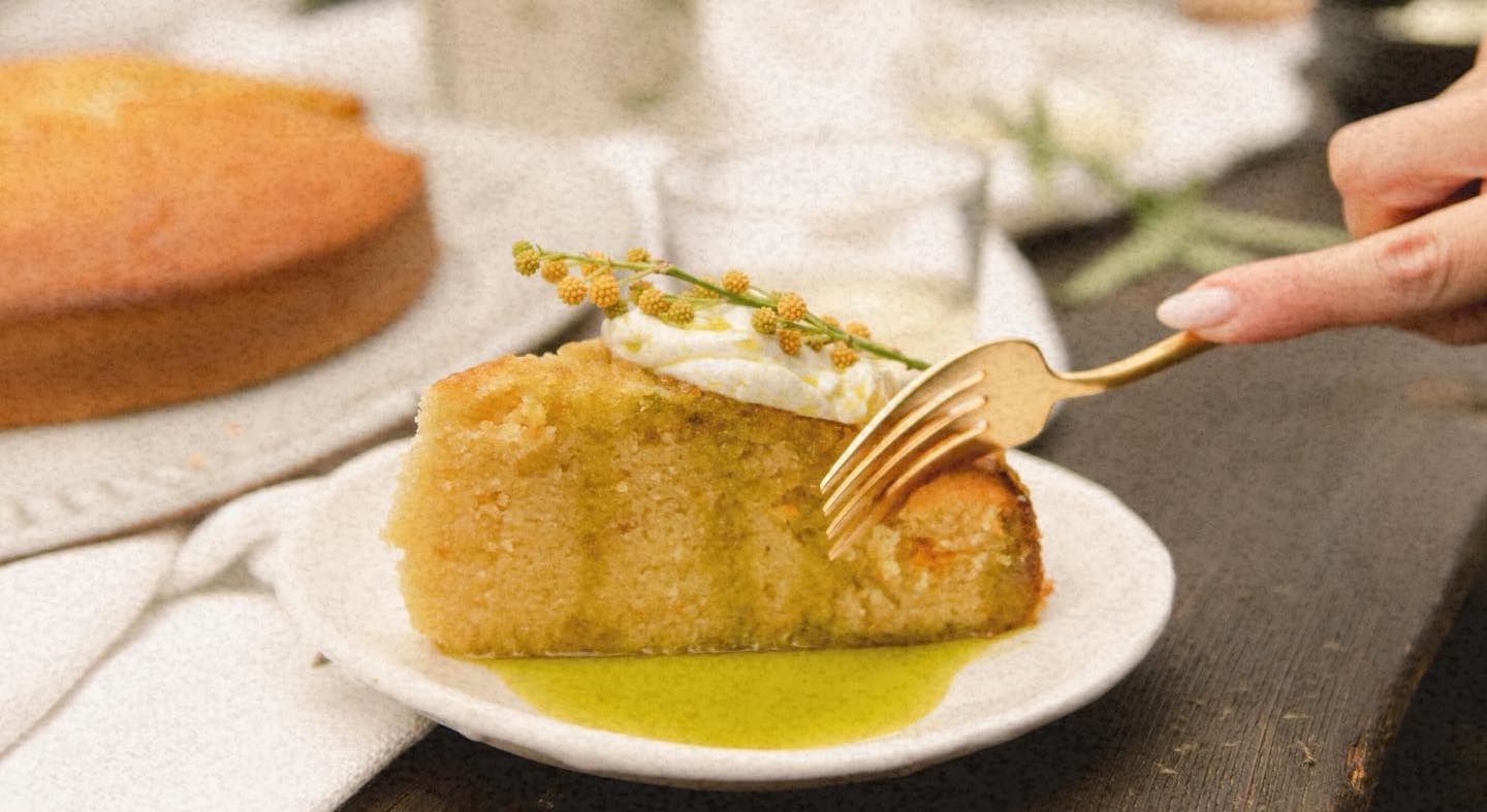 Lemon Avocado Oil Cake