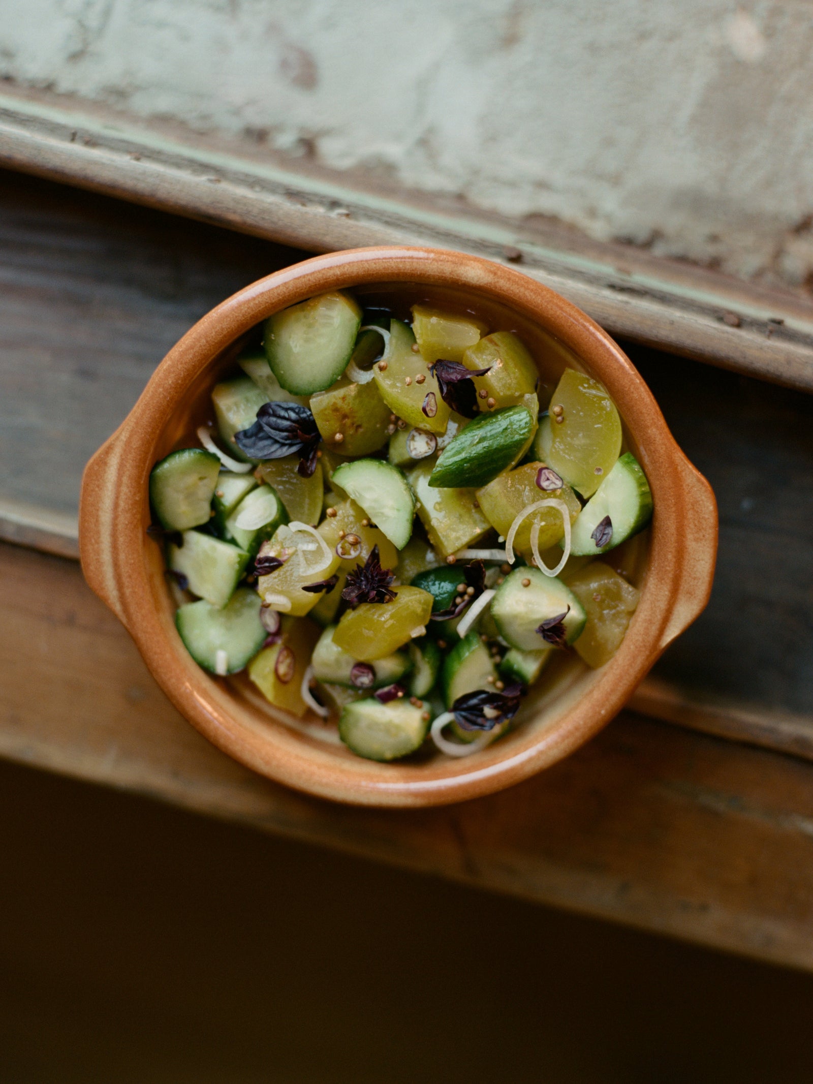 Recipe: Cucumber and Green Plum in Its Juice
