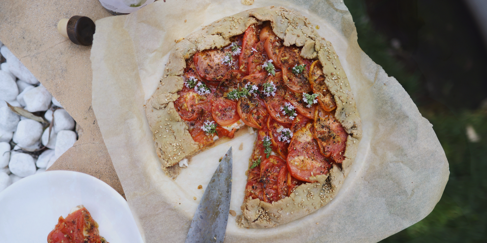 Heirloom Tomato Galette