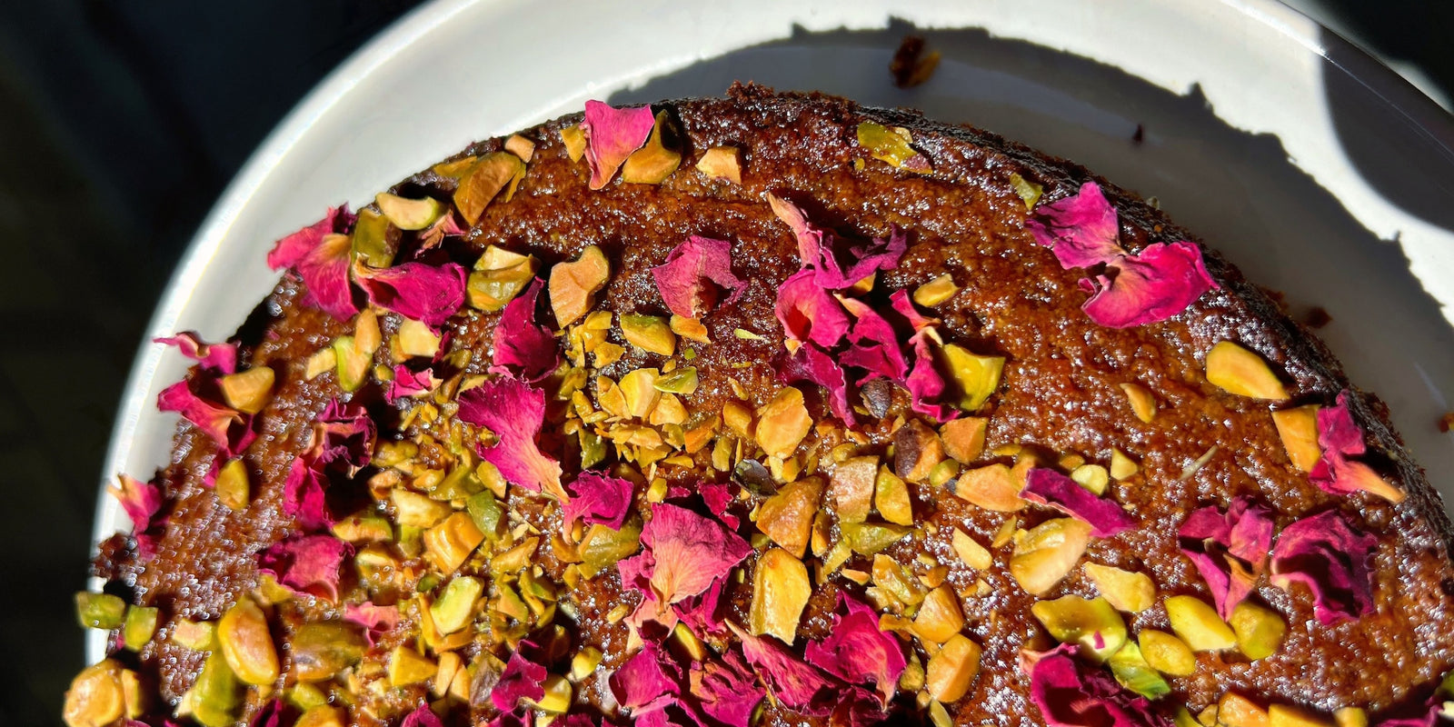 Pistachio Rose Cake