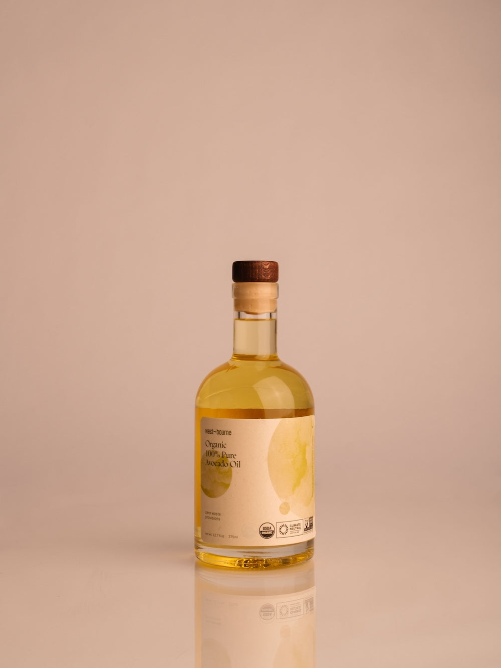 Organic 100% Pure Avocado Oil - Single Bottle, 375ml