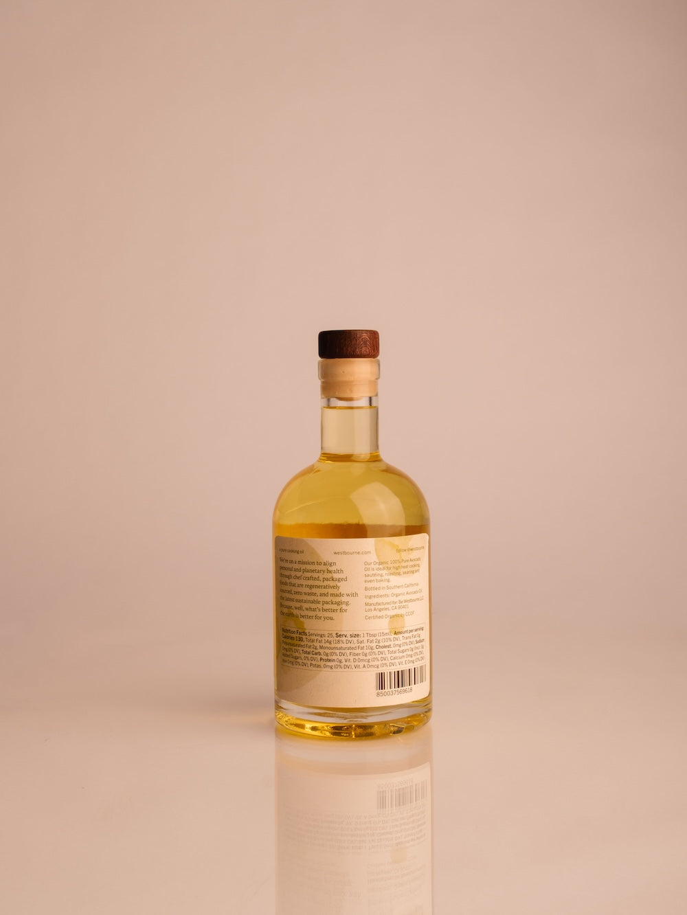 Organic 100% Pure Avocado Oil - Single Bottle, 375ml