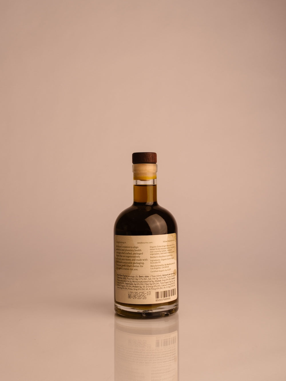 Organic Extra Virgin Avocado Oil 375ml bottle