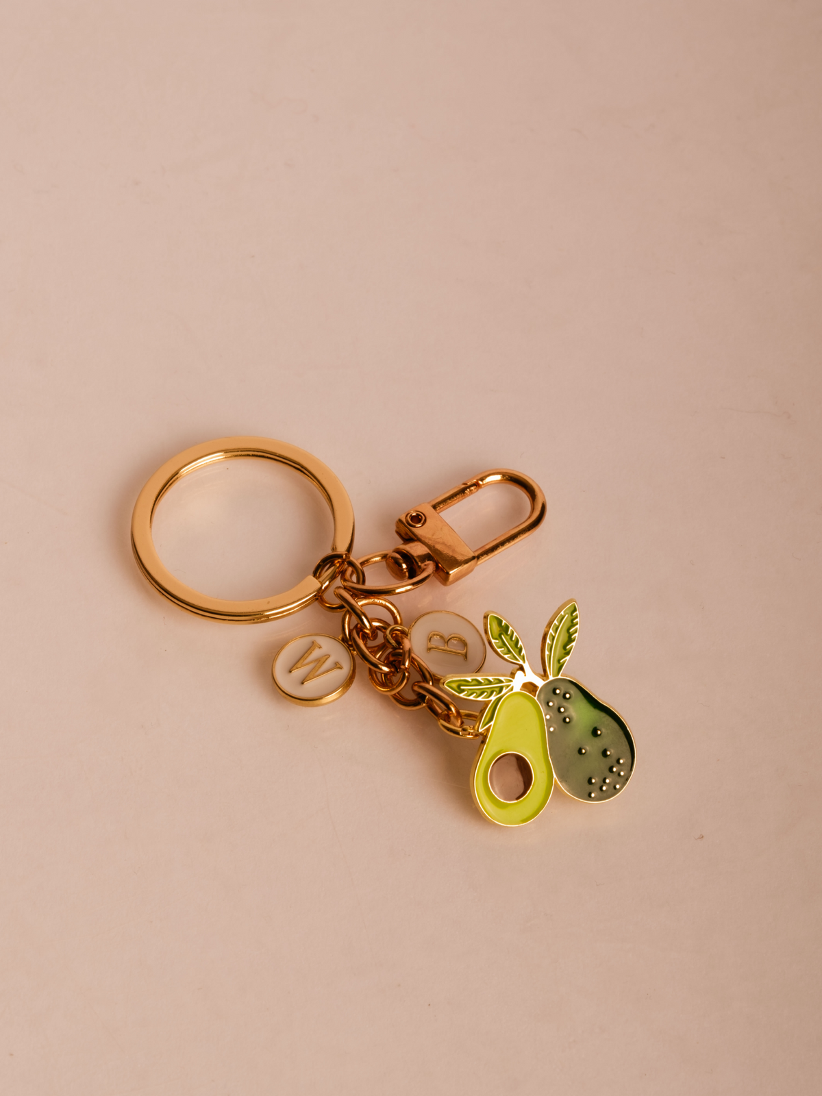 Avocado Charm Key Chain